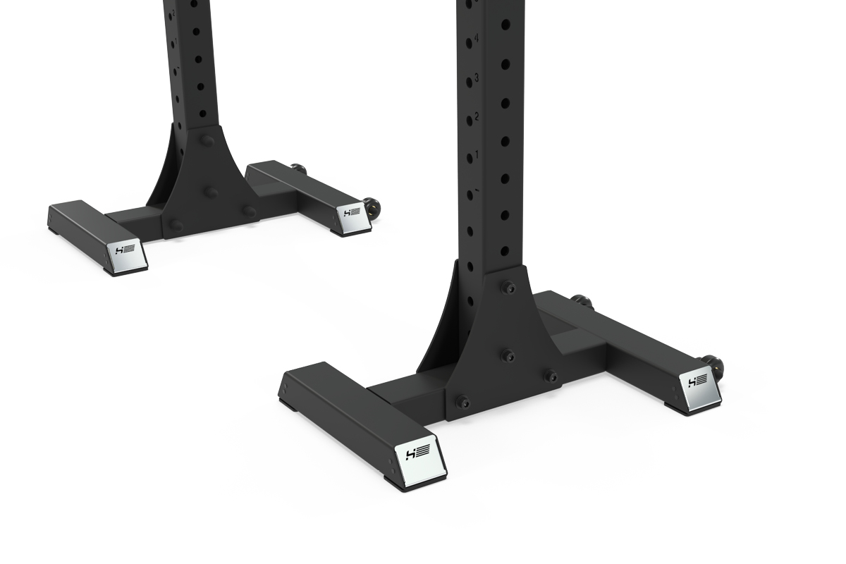 HOLD STRONG Elite Squat Stands / Hantelständer mit Transportrollen inkl