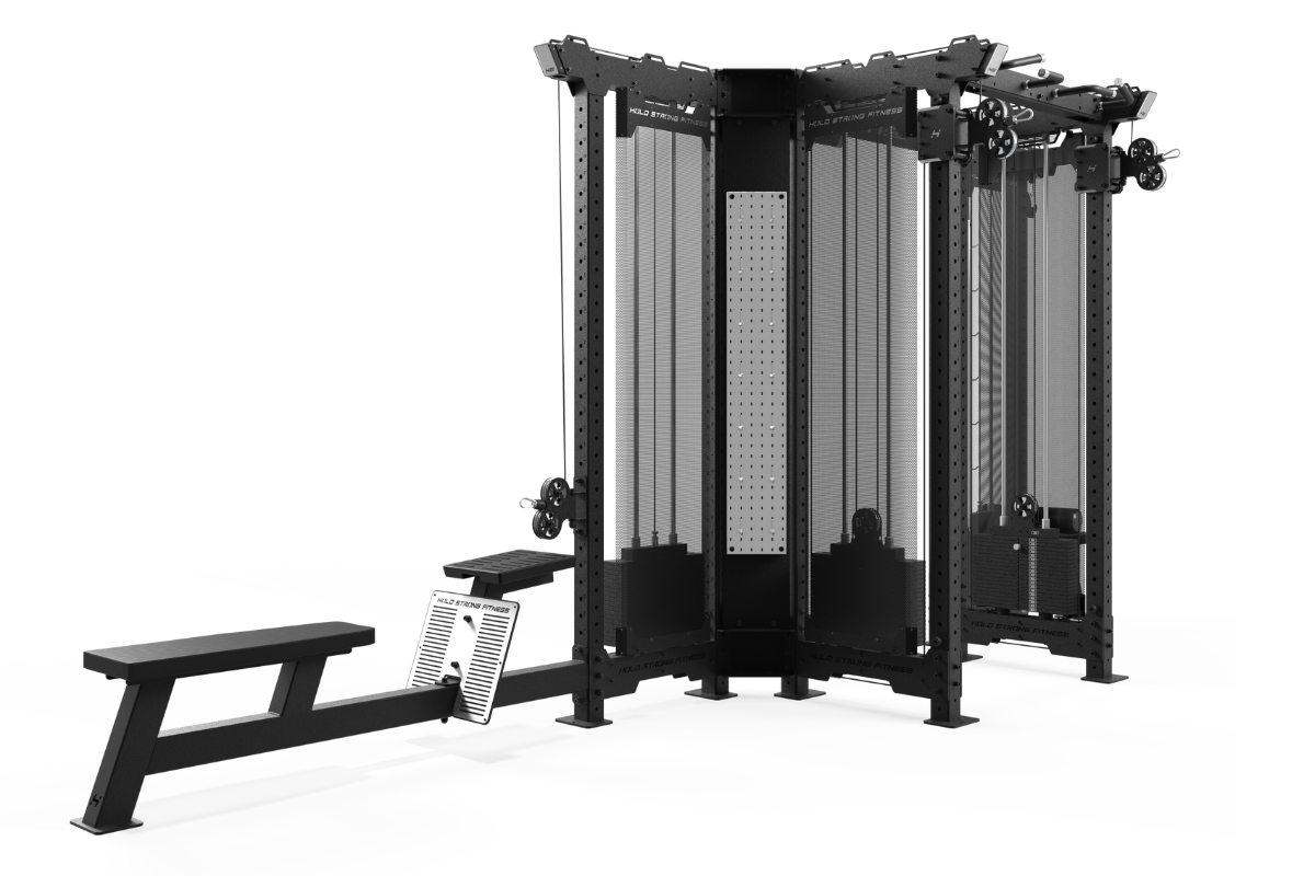 Athletic Performance Rack VII – Power Rack – Cross-Over, Lat- & Ruderkabelzug A2