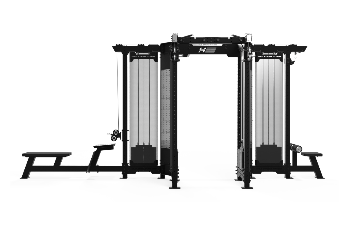 Athletic Performance Rack VII – Power Rack – Cross-Over, Lat- & Ruderkabelzug A3