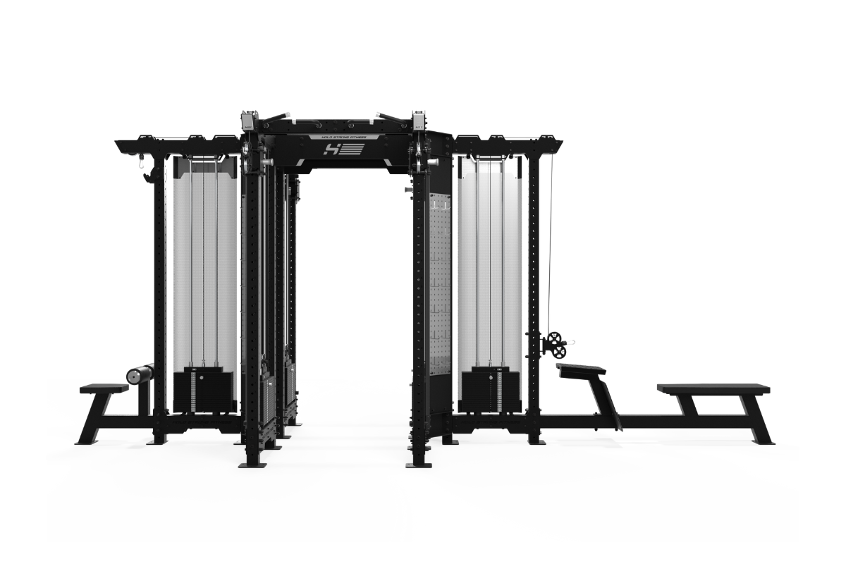 Athletic Performance Rack VIII – Double Rack – Cross-Over, Lat- & Ruderkabelzug A2